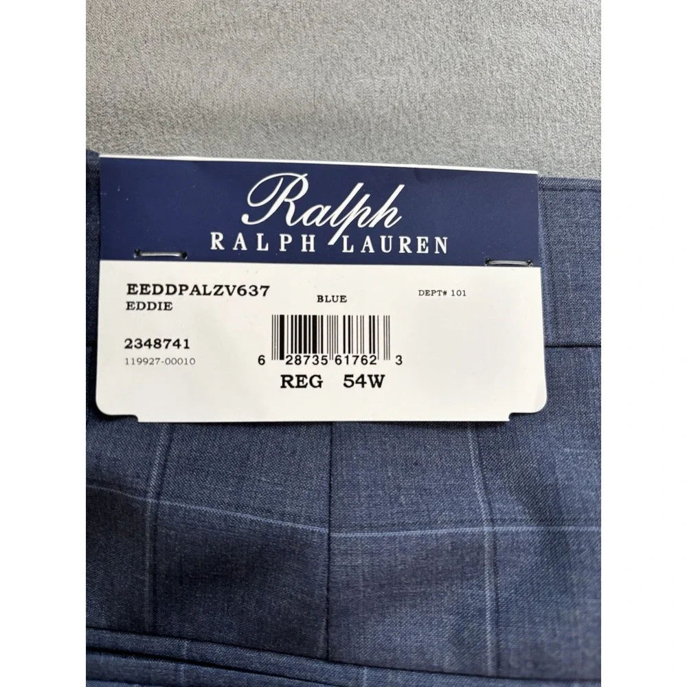 Lauren Ralph Lauren‎ Mens Comfort Flex Pants Wool Blend 54 W Unhemmed 36 In Seam - Picture 3 of 13